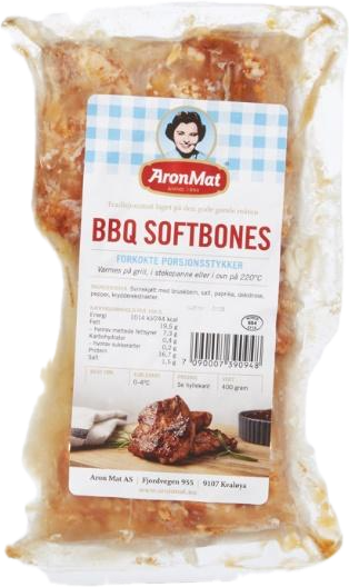 Barbeque Softbones i emballasje
